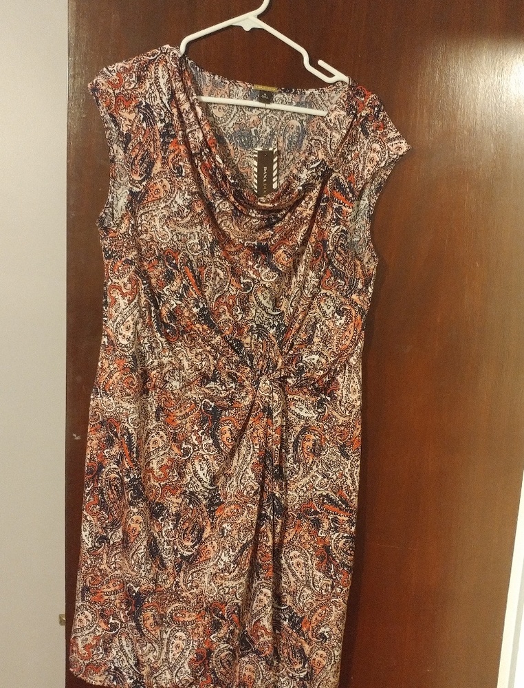 Paisley pattern dress